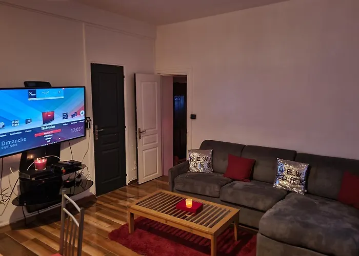 Appartement chaleureux à 35mn de Paris
